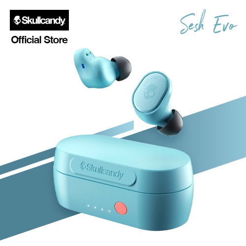 Tai nghe nhét tai bluetooth Skullcandy Sesh Evo True Wireless Bleached Blue - Bảo hành 12 tháng chính hãng