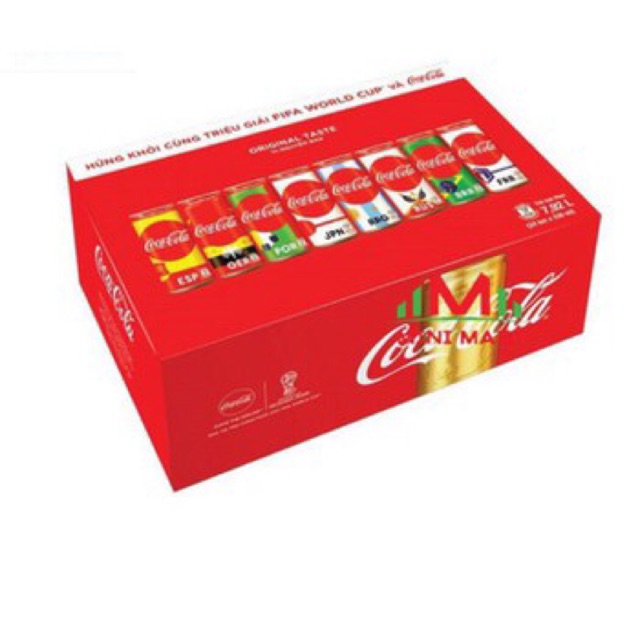 Thùng 24 lon Coca Cola x 330ml