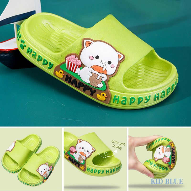 Dép Xỏ Ngón Đế Mềm Chống Trượt Họa Tiết Hoạt Hình Thời Trang Mùa Hè Cho Bé