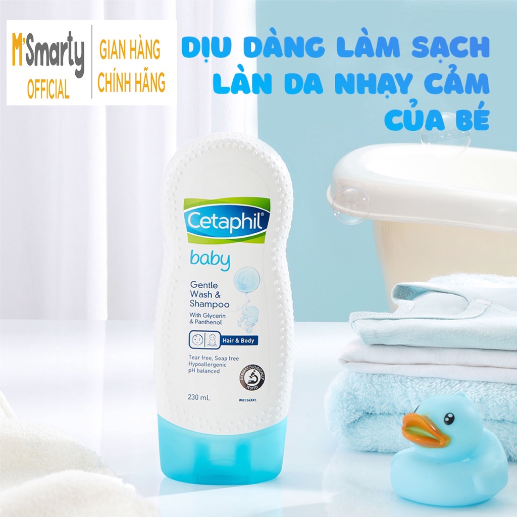 Sữa Tắm Dưỡng Da Cho Bé Cetaphil Baby Daily Lotion With Organic Calendula 230ml - 400ml