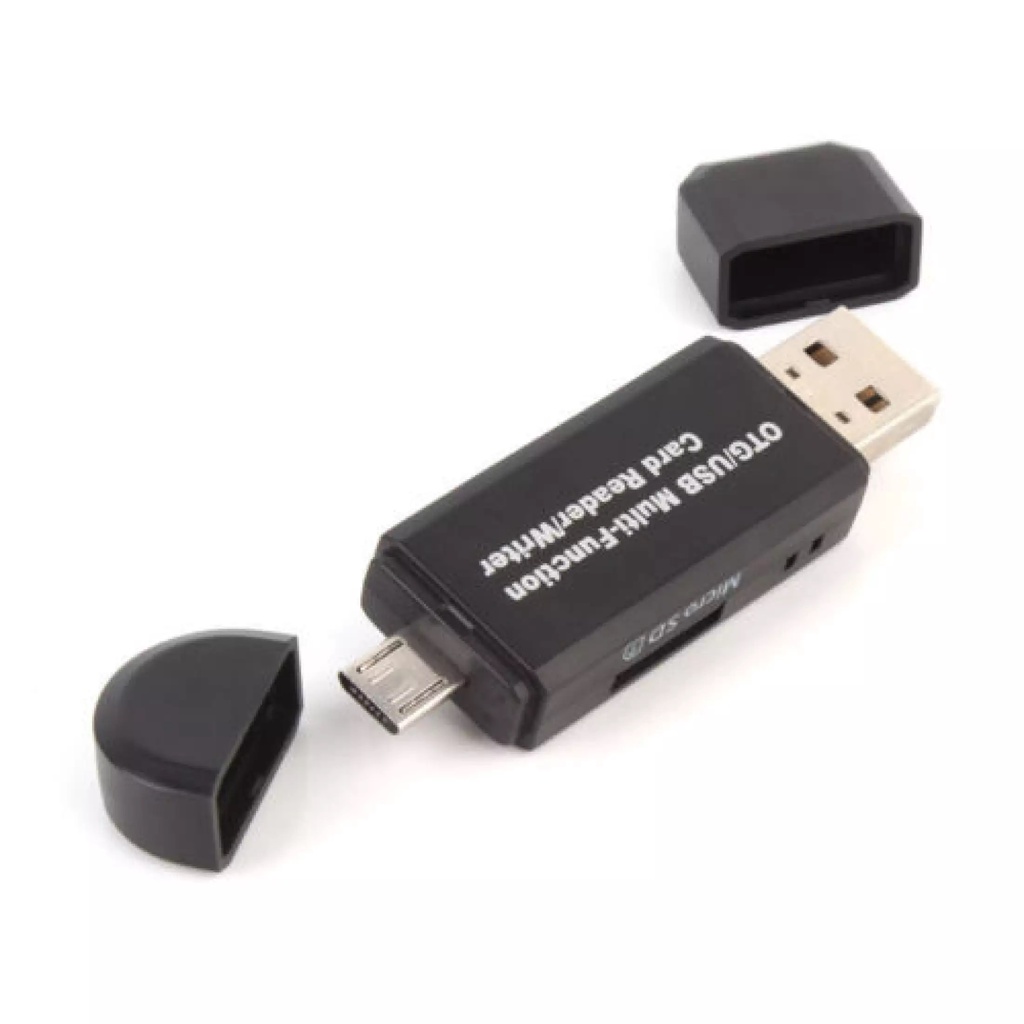 Đầu đọc thẻ Micro SD/SD chuyển đổi từ Micro USB OTG sang USB 2.0