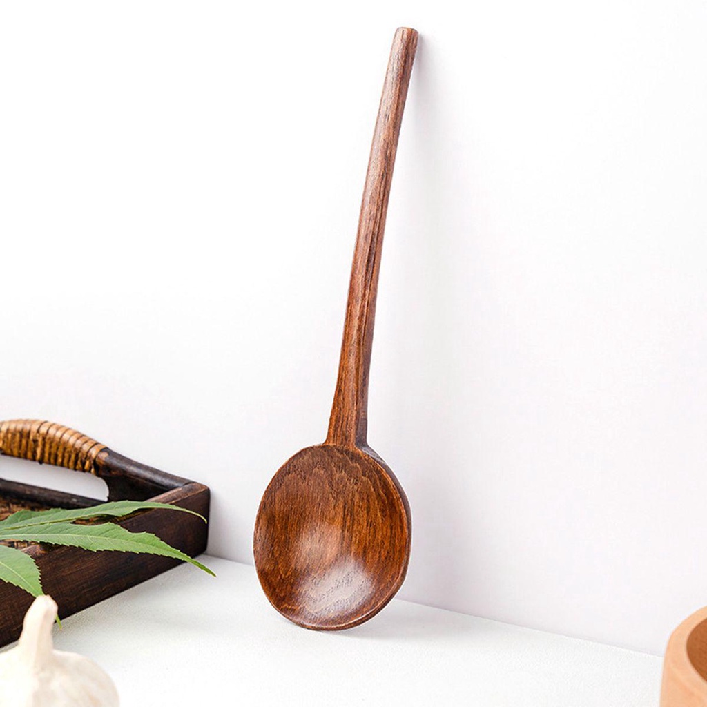 Muỗng Gỗ Múc Canh Đa Năng Phong Cách Nhật Bản