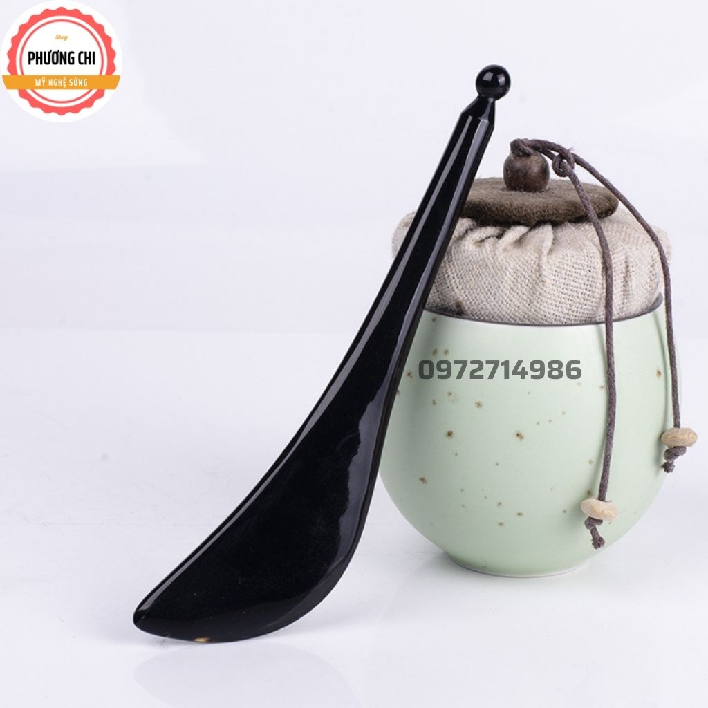 Cây Massage mặt nâng cơ mặt bằng sừng xóa tan quần thâm mắt, dụng cụ mát xa mặt | Mỹ nghệ phương chi