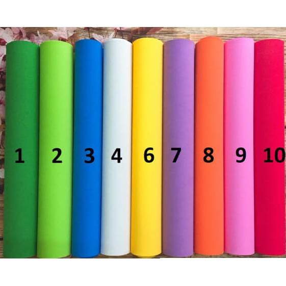 Xốp bitis - Mút xốp màu khổ 40*50cm dày 5mm