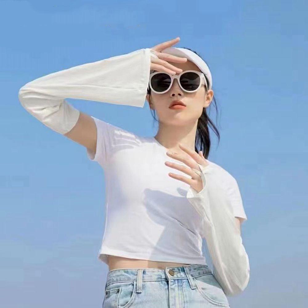 Găng Tay Lái Xe Mỏng Co Giãn Chống Tia UV In Họa Tiết Hoạt Hình Melody