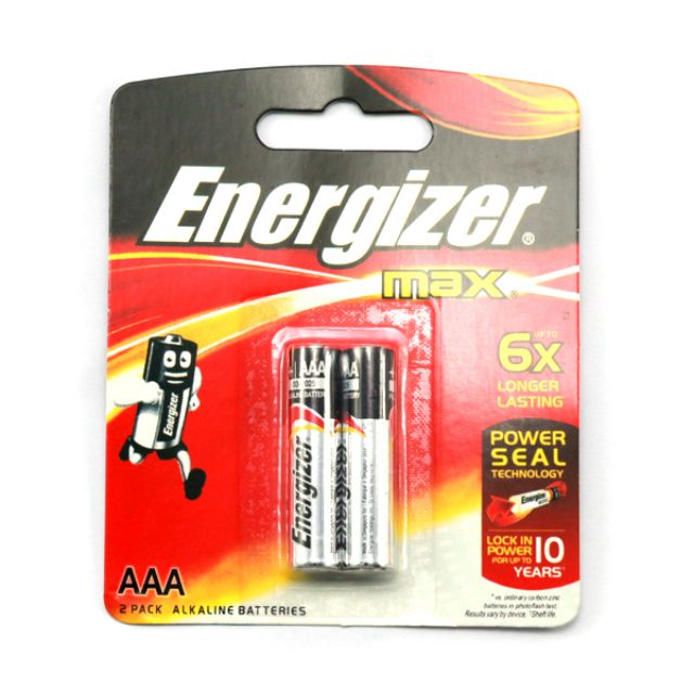 Vỉ 2 Viên Pin AAA ENERGIZER MAX Chính Hãng