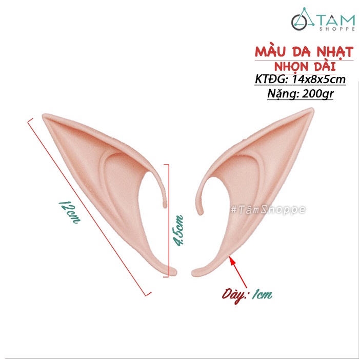 Cặp 2 lỗ tai nhọn quỷ Satan kiểu móc