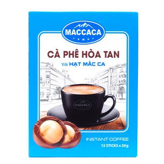 Maccaca - Cà phê Hòa Tan với hạt Mắc Ca