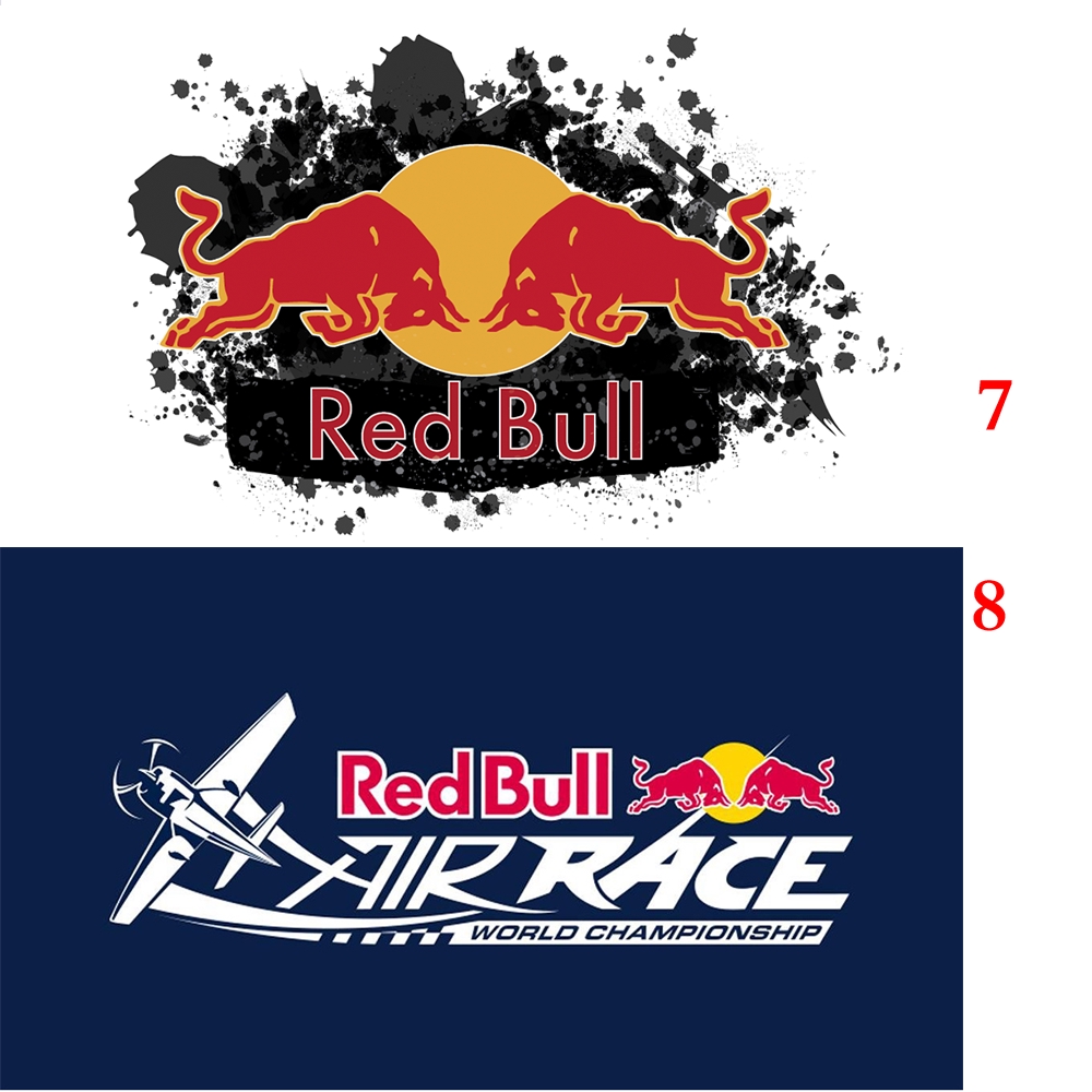 RED BULL Tấm Thiếc Treo Tường Trang Trí In Hình Lon Nước Uống / Rượu Vang / Redbull Độc Đáo