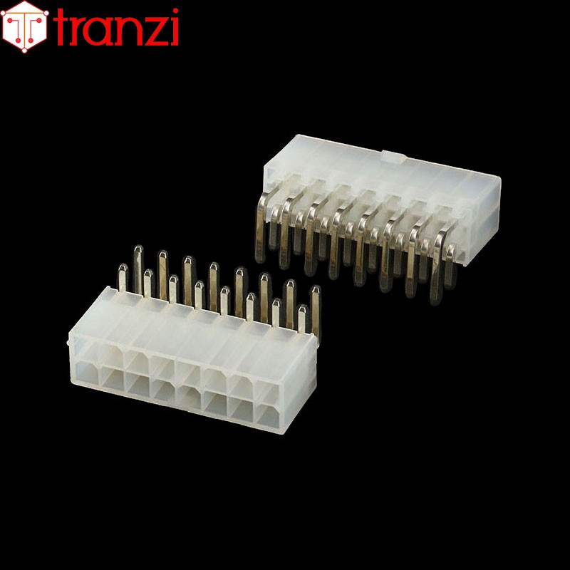 Giắc cắm header 4.2mm 5569 2x8P chân cắm cong trắng - túi 5 cái