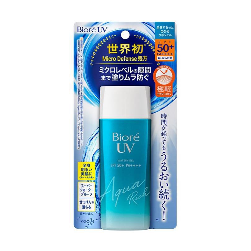 Gel Chống Nắng Màng Nước Dưỡng Ẩm Bioré UV Aqua Rich Watery Gel SPF50+/PA++++ 90ml