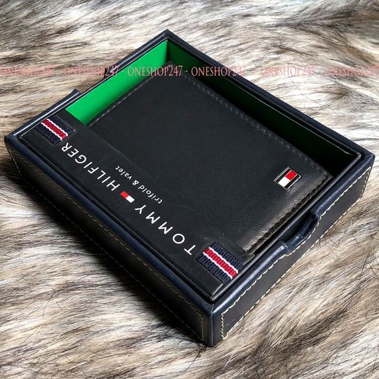 Ví da Nam Tommy Hilfiger 81 - Hàng nhập Mỹ