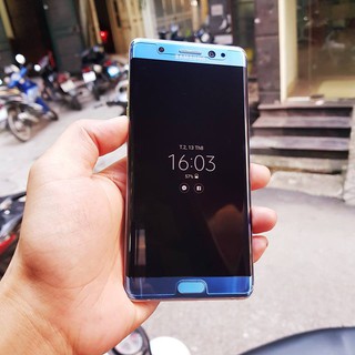 Kính cường lực tràn viền GALAXY NOTE FE / SAMSUNG NOTE FE ( Trong suốt ) Full keo UV