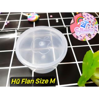 Hũ bánh flan size m nguyên liệu làm slime, bánh flan