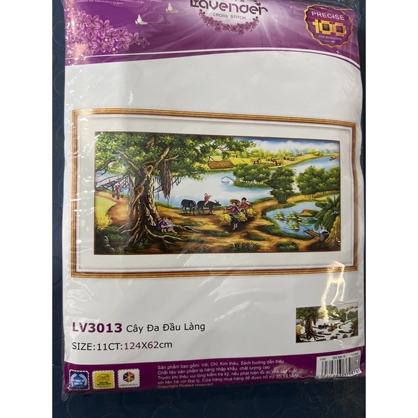 TRANH THÊU PHONG CẢNH ( THÊU 3D ) - LV3013124*62