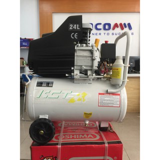 Máy nén khí trực tiếp kct 24l nhanh/ may nen khi co dau 24l