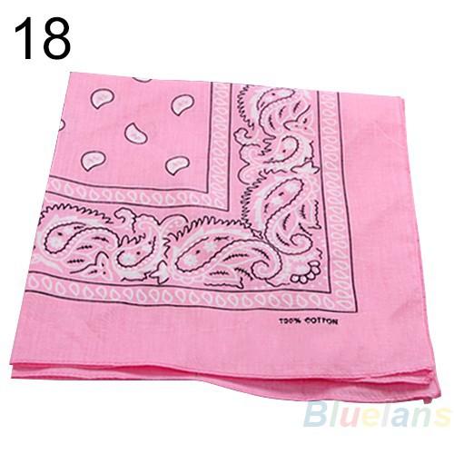 Khăn vải cotton quấn đầu có in họa tiết nhiều màu sắc khác nhau đầy cá tính dành cho nam nữ