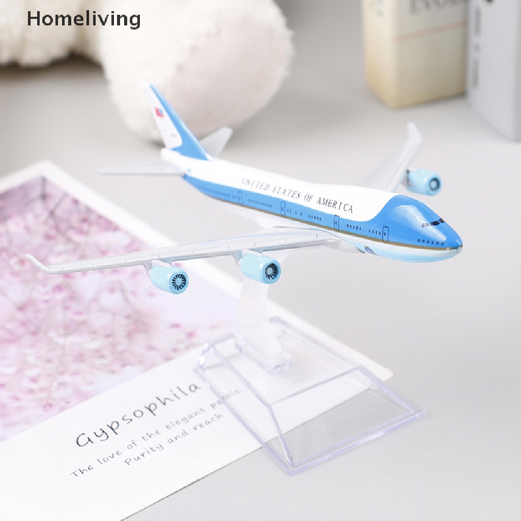Mô Hình Máy Bay USA Air Force One 16CM Boeing 747 Chân Thật