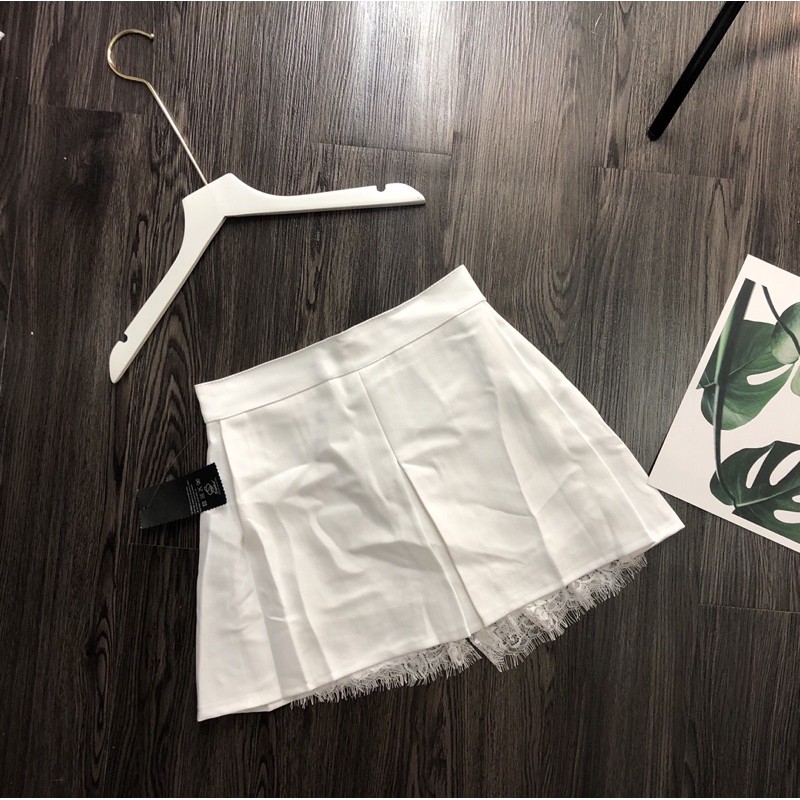 [Mã WASTUP giảm 10% tối đa 30K đơn 99K] Chân váy phối ren kèm lót trong | BigBuy360 - bigbuy360.vn