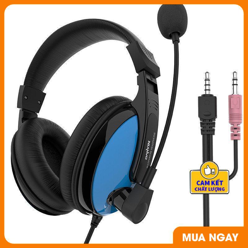 Tai nghe chụp tai BH3688 2 trong 1 nghe nhạc chơi game có mic thoại âm thanh strereo dùng tốt cho điện thoại và máy tính