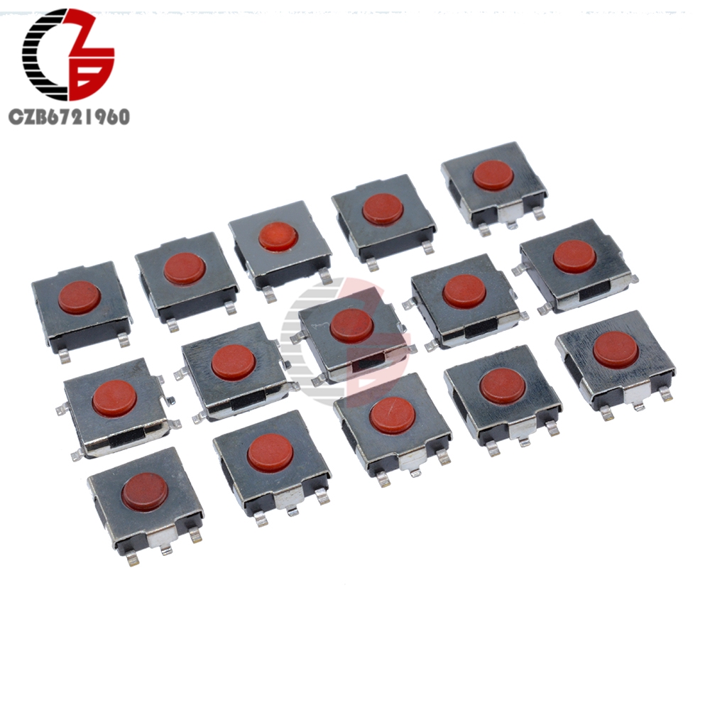 Bộ 20 công tắc tactile SMD 4 chấu kích thước 6x6x2.5mm