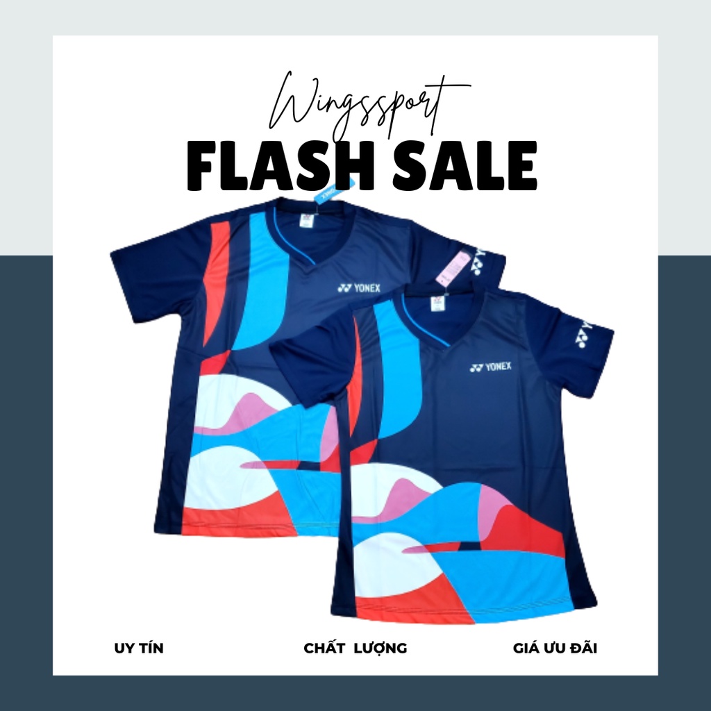 Áo Cầu Lông Yonex Chuyên Nghiệp 2022 Dành Cho Nam Và Nữ Sử Dụng Trong Tập Luyện Và Thi Đấu Cầu Lông Mã WA28 màu xanh đen