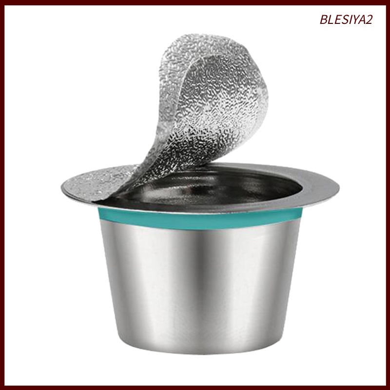 [BLESIYA2]Refillable Stainless Steel Metal Coffee Filter Capsule Cup Maker