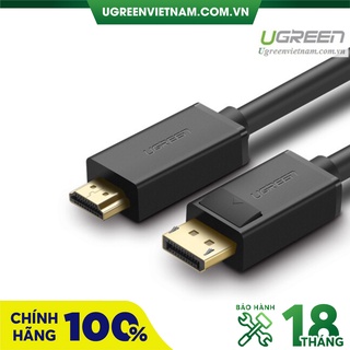 Cáp chuyển đổi Displayport to HDMI dài 5m Ugreen 10204 chính hãng