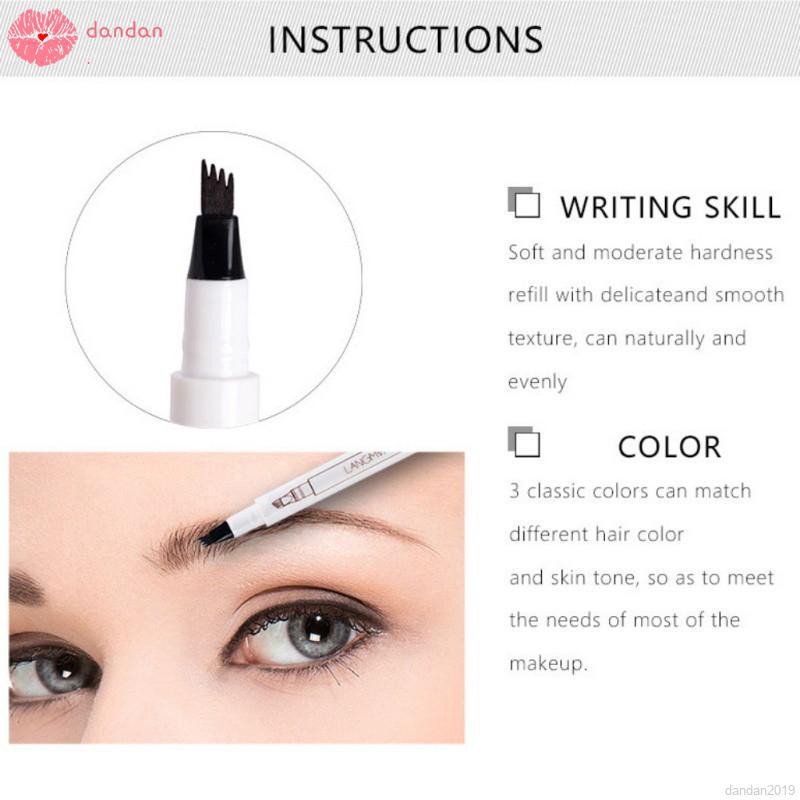 [Hàng mới về] Bút vẽ chân mày dạng phẩy sợi tinh tế trang điểm chống nước lâu trôi | BigBuy360 - bigbuy360.vn