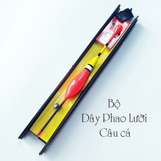 Bộ Phụ Kiện Dây Câu Kèm Phao, Chì, Lưỡi Chuyên Dùng cho Câu Đơn, Câu Đài Và Câu Các Loại Cá Bé {PK17}