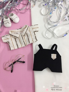 [Outfit Doll 20cm] Set Yếm Áo