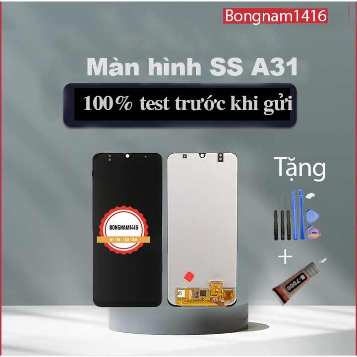 Màn Hình Samsung A31 liền khung Tặng Kèm Keo Dán Và Bộ Sửa