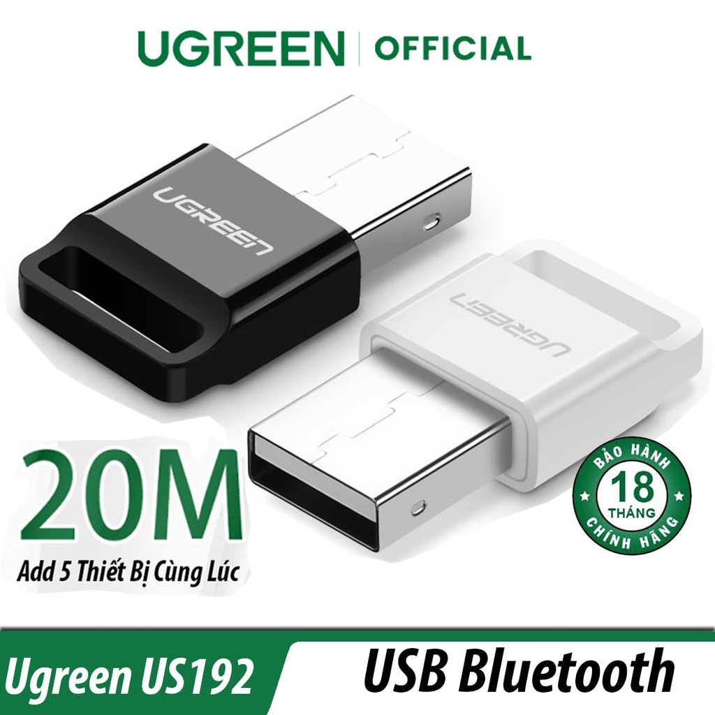 Thiết Bị USB Phát Bluetooth 4.0 Dành Cho Laptop, PC Ugreen US192 Chính Hãng