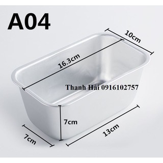 Khuôn Nhôm Đúc Bánh Mì A04