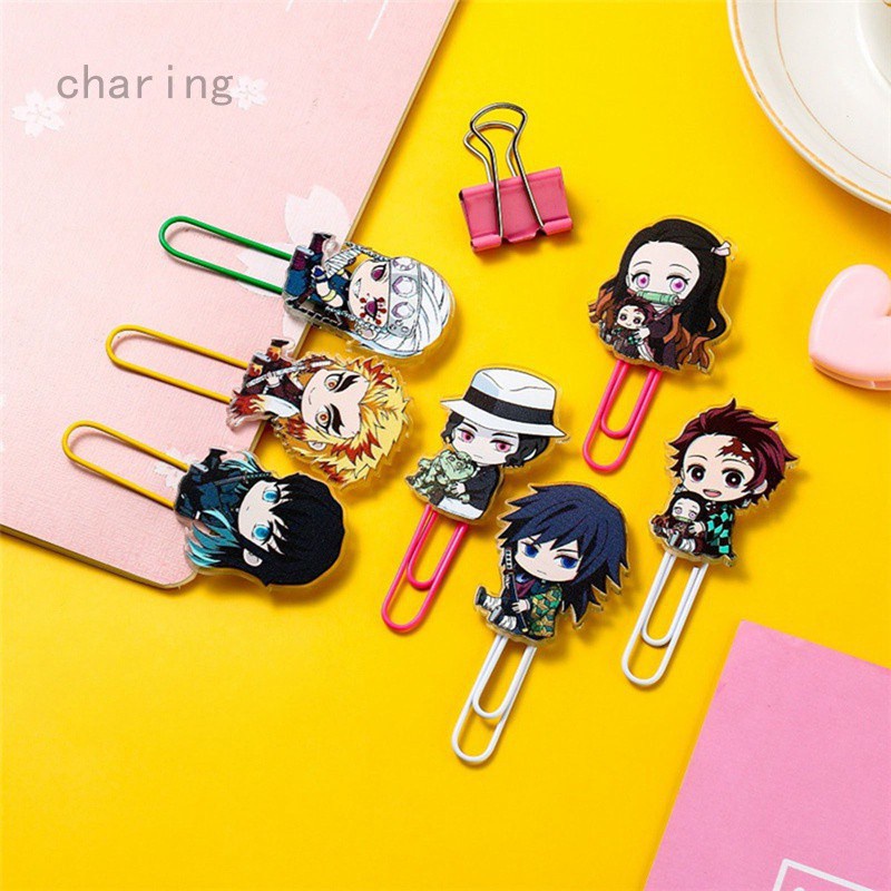 Kẹp Giấy Hình Anime Demon Slayer Phong Cách Nhật Bản