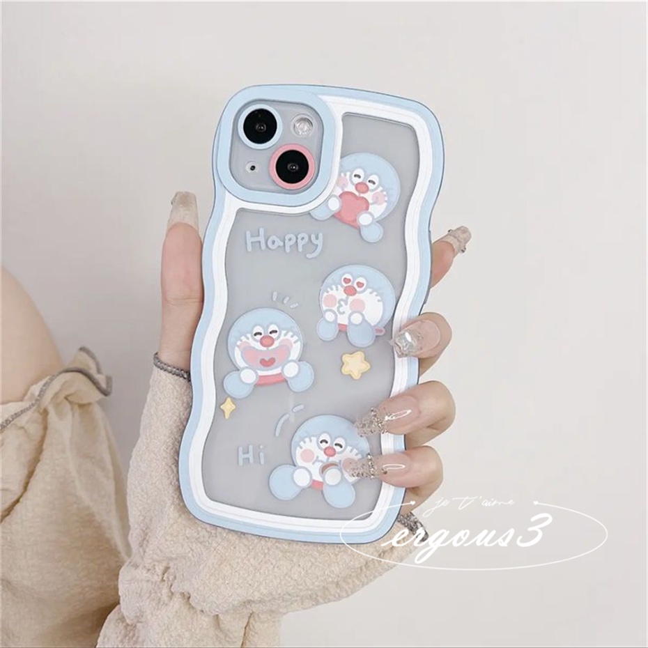 Ốp Điện Thoại Mềm Họa Tiết Doraemon Đáng Yêu Cho iPhone 14 13 12 11 Pro Max SE2020 X XR Xs Max 7 8 Plus