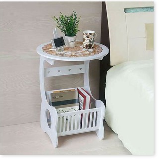 KỆ BÀN TRÒN ĐỂ ĐẦU GIƯỜNG
