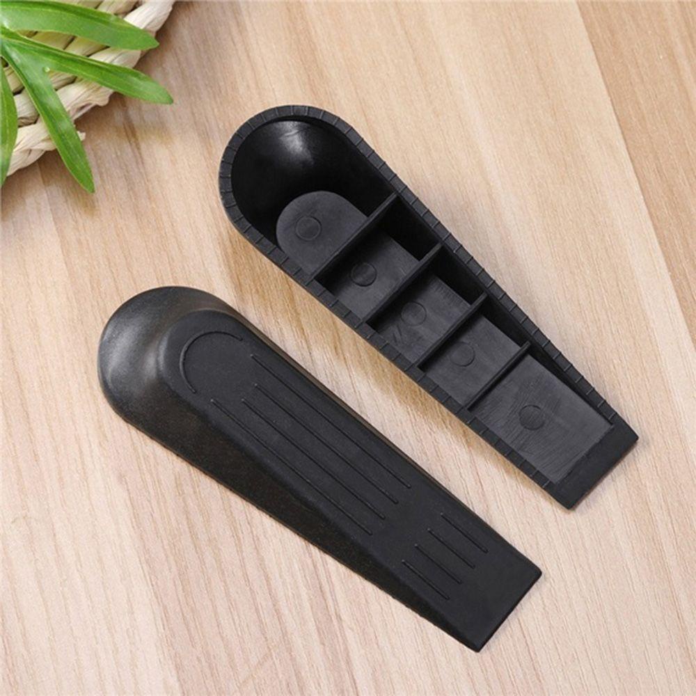 5 Miếng Chặn Cửa Bằng Nhựa Màu Đen