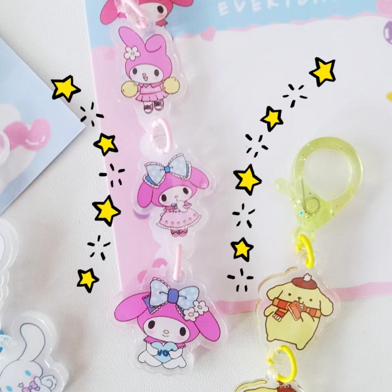 SANRIO Móc Khóa Hình Nhân Vật Hoạt Hình Kuromi Dễ Thương