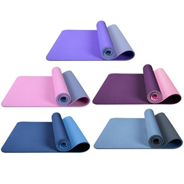 [HOT] Thảm Tập Yoga, Thảm Tập Thể Dục Chống Trượt TPE 2 Lớp 6mm Cao Cấp