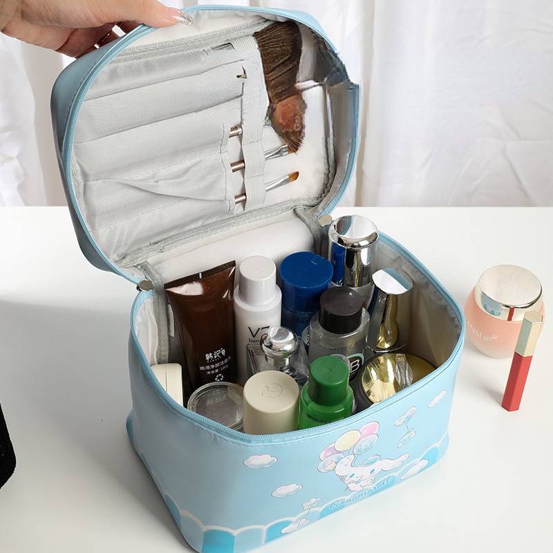 Túi Đựng Mỹ Phẩm Sức Chứa Lớn Họa Tiết Hoạt Hình Hello Kitty