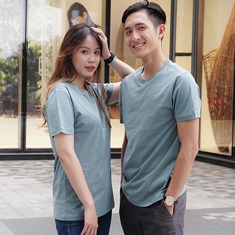 Áo Phông Trơn Nữ TheGoong Cổ Tròn, Áo Thun Nữ Basic Cotton Cao Cáp Hàng Hiệu Thoáng Mát Kháng Khuẩn Tay Ngắn Cốm Sữa