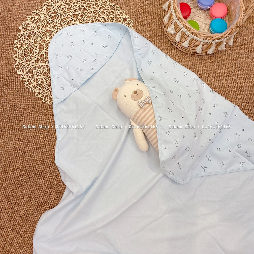 Ủ Choàng Mio - Chất Liệu Cotton Mỏng Cho Bé Sơ Sinh Đên 6 Tháng