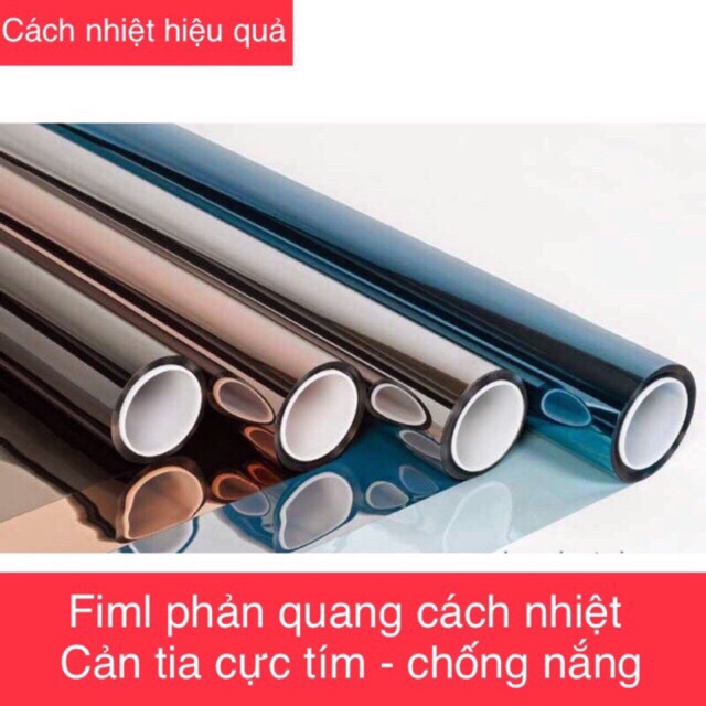 Dán kính phản quang cách nhiệt, Dán phim phản quang chống nắng nóng