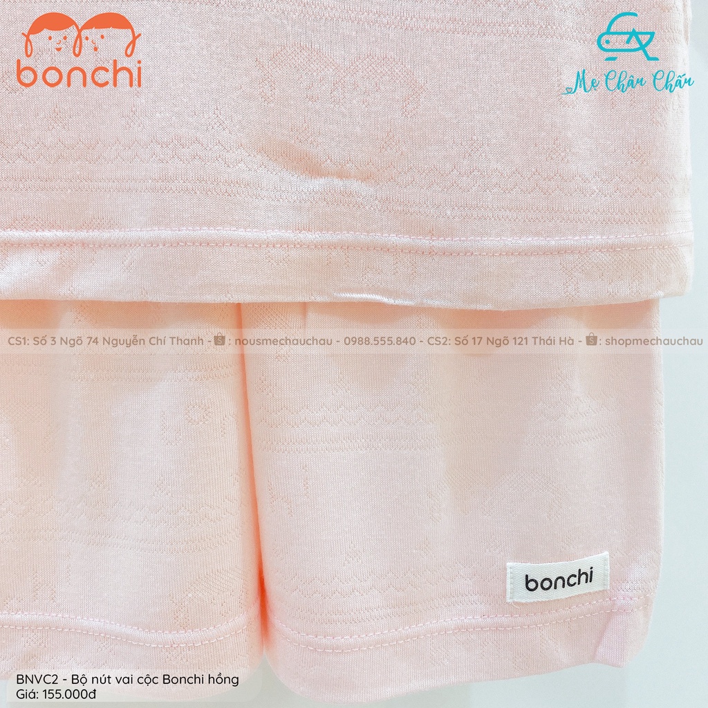 Bộ Quần Áo Nút Cài Vai Cộc BonChi