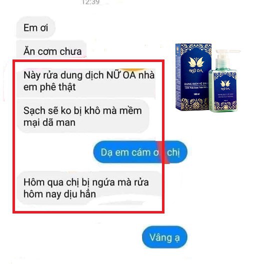 Dung Dịch Vệ Sinh Phụ Nữ Nữ Oa 40ml Thảo Dược Tự Nhiên, Kháng Khuẩn, Khử Mùi Hôi, Nấm Ngứa, Se Khít, Làm Hồng EVA