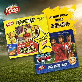 Album Poca Match Attax CHÍNH HÃNG Rỗng Mới 100%