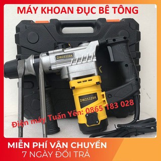 Máy khoan đục bê tông DW KÈM 2 MŨI ĐỤC