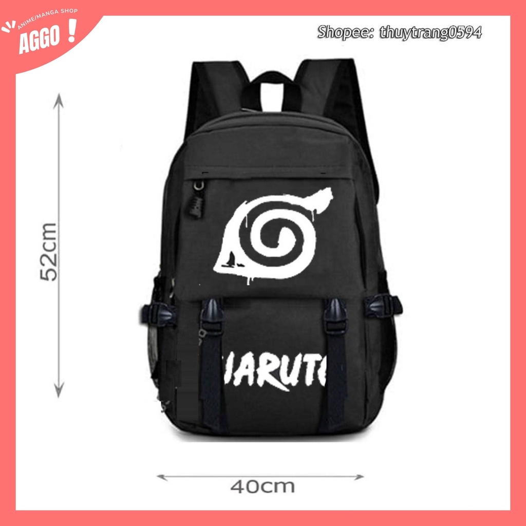 Balo Đi Học Naruto, Balo Cao Cấp Uchiha Sasuke Uzumaki Naruto Itachi Giá Học Sinh