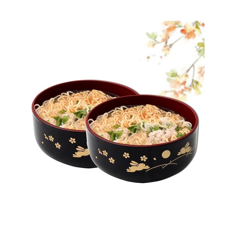 Bát nhựa sơn mài họa tiết (nội địa )